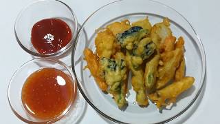 ผักชุบแป้งทอดกรอบ เมนูสำหรับเด็กๆ เป็นการฝึกให้กินผักไปโดยปริยาย