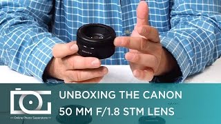 Canon EF 50mm f1.8 STM Lens for Canon DSLR Cameras  | Unboxing