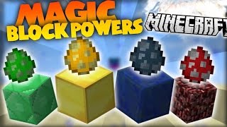 4 BLOCS AUX POUVOIRS DE FOLIES ! | Présentation du NO mod "MAGIC BLOCK POWERS"! - [1.8.1]