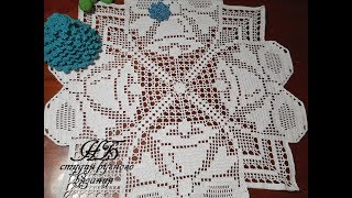 Салфетка #9 "Новогодняя сказка". 7 часть МК 31-36 ряд
