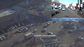 Astakada Владивосток ДТП Такси 21 марта 2018 пр-т Красного Знамени ул. Шилкинская