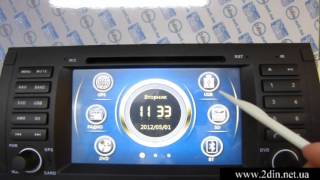 Штатная магнитола EasyGo S316 для BMW X5 (E53), E39, E38 - GPS навигация, USB/DVD