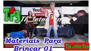 Aulas para animadores - Materiais e algumas Brincadeiras - Tio Peter pan