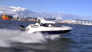 Моторный катер Aquador 22 C (Кабин) c кабиной | Катер для рыбалки