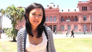 Natalie Tran in Buenos Aires with Lonely Planet