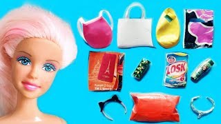 ✔️ 15 ВЕЩЕЙ ДЛЯ КУКЛЫ,  как сделать легко и просто своими руками