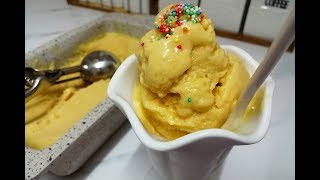 HOMEMADE MANGO ICE-CREAM