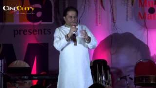 Ghazal Maestros Pankaj Udhas, Suresh Wadkar, Talat Aziz and Anup Jalota at music mania event