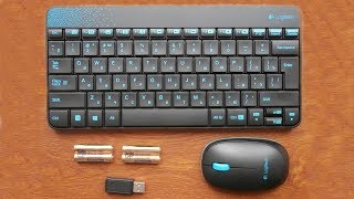 ОНЛАЙН ТРЕЙД.РУ Беспроводный комплект клавиатура и мышь Logitech Wireless Combo MK240