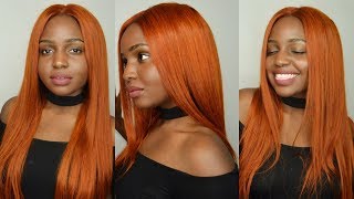 THE PERFECT COPPER RED/ GINGER / ORANGE FOR DARK SKIN ft Ali Julia hair (Aliexpress)