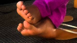 Candid Ebony Shoeplay (Soles and Toes XLIX)