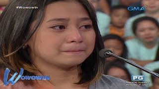 Wowowin: 16 years old na ina, bigo sa dalawang ama ng anak