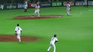 侍ジャパン 内野シートノック 2014.11