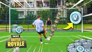 1 TOR = 1000 V-BUCKS FORTNITE FUßBALL CHALLENGE!!! *VERLOSUNG*