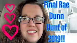 FINAL RAE DUNN HUNT OF 2019 // Searching for Valentines Rae Dunn!!