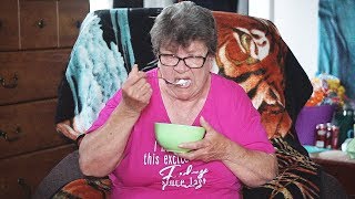 ICE CREAM PRANK ON ANGRY GRANDMA!