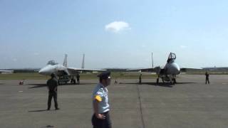 2011年8月7日千歳基地航空祭F-15×2機動飛行その1