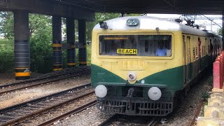 Chennai Suburban Trains : Journey Compilation || Park Town - Thiruvanmiyur || Chennai Local Trains