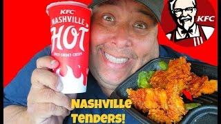 KFC® Nashville Hot Chicken Tenders REVIEW!