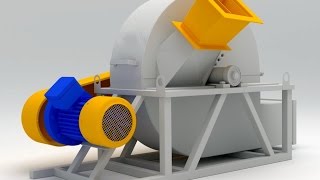 Crusher. Дробилка тонкомера, горбыля, обрезков на опилки.