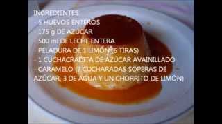 Flan casero de vainilla