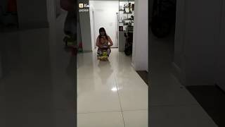 Dak beautyfull playing with son