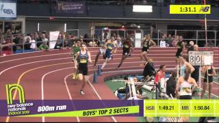 Boys 800m Section 3 - New Balance Indoor Nationals 2012