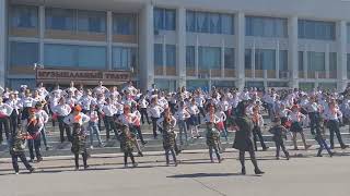 Флешмоб "Катюша", МБОУ "СОШ #88", Театральная площадь, Северск (Томская область)