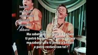 Sabato sera - итальянская песня с субтитрами - учим итальянский онлайн