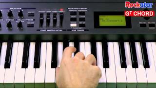 G7 chord on Keyboard