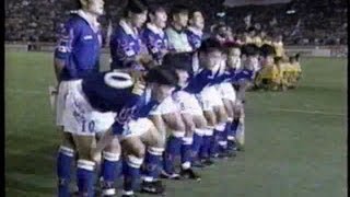 日本vsウズベキスタン　'98W杯アジア最終予選　第1戦　国立競技場