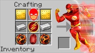 CRAFTING THE FLASH IN MINECRAFT!