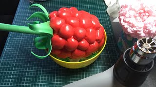 Большие ростовые цветы | Бесплатный мастер-класс малина из изолона | DIY Raspberry
