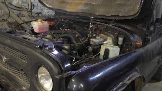 УазТех: Установка om605TD на УАЗ Хантер, с Ульяновской КПП 5ст