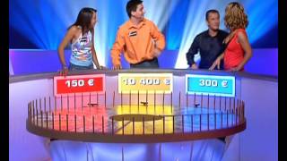 La Roue De La Fortune   Christelle   oops downblouse   Tf1 20060807