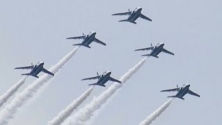 ブルーインパルス 44年ぶりに小牧基地で公式展示飛行 平成26年度 小牧基地航空祭