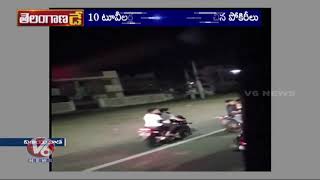 Telangana RTC Bus Driver Attacked By Youth In Vijayawada | V6 News