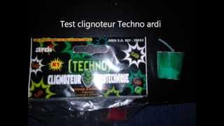 test clignoteur techno ardi