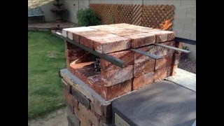 not a cooking video! - DIY "PORTABLE "Brick Pizza Oven