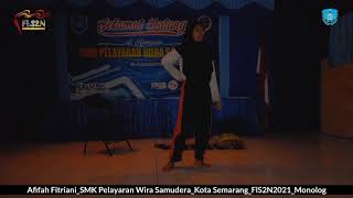 Monolog FLS2N2021 SMKP Wira Samudera
