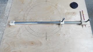 Самодельный циркуль для больших радиусов.Homemade compass for large radii