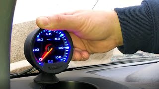 Быстрая установка и настройка датчика  давления масла на газель(Greddy )
