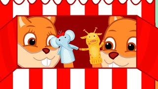 Famille d'Écureuil - Théâtre De Jouets à La Maison Vidéos Animé 2021 en Français 13+