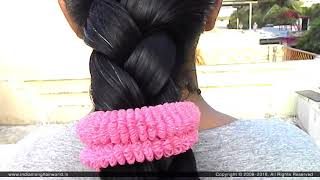 Summer Folded Braid for Very long Hair | Folded Braid | Summer Hairstyle