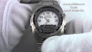 Мужские японские наручные часы Casio Protrek AMW-700D-7A