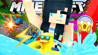 THE CRAZIEST WATER SLIDES IN MINECRAFT! (Lapis Lagoon Waterpark)