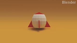 Blender Tutorial: Low Poly Rocket
