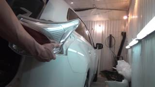 Mitsubishi Outlander III Рестайлинг. Снятие- установка заднего бампера.