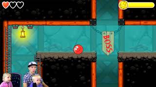 Новые приключения RED BALL 4 #2 против ЗЛЫХ КВАДРОТОВ Красный шарик спасает принцессу видео от FFGTV