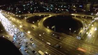 Полёты над Москвой. Рязанский проспект от ГУУ до МКАДа